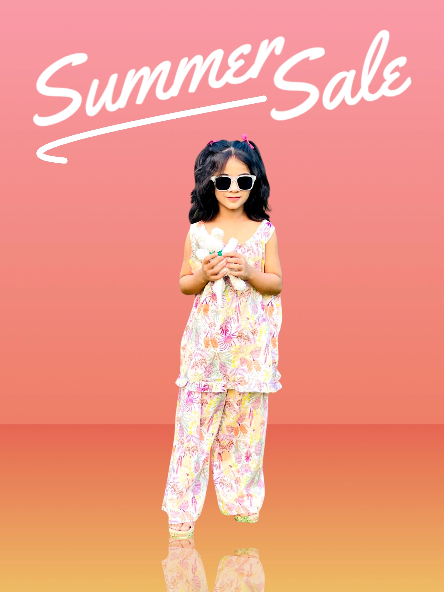 Girls’ Floral Summer Two piece