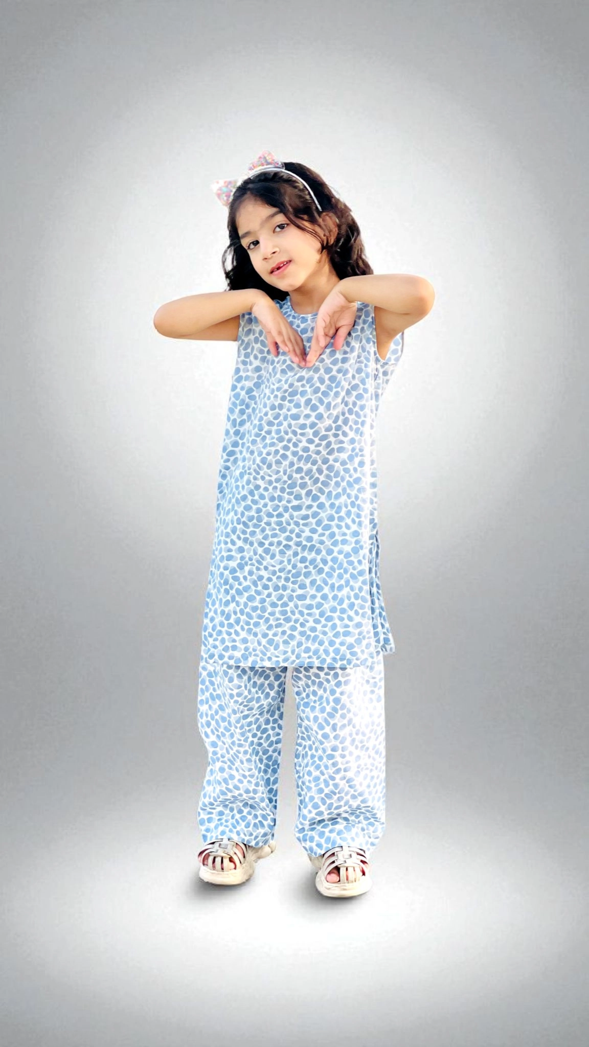 Girls' Printed two piece 