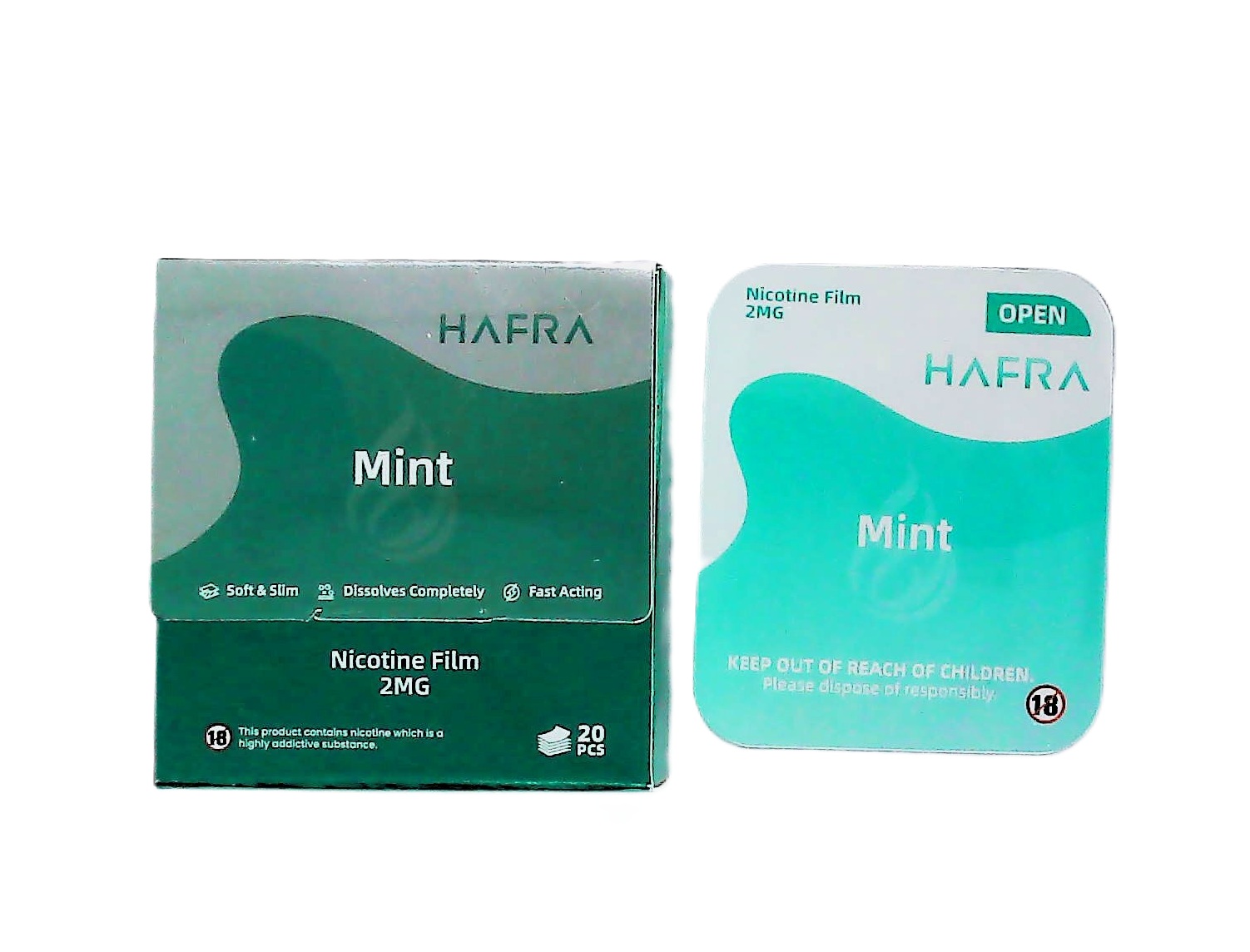 HAFRA Mint Nicotine Film 2mg