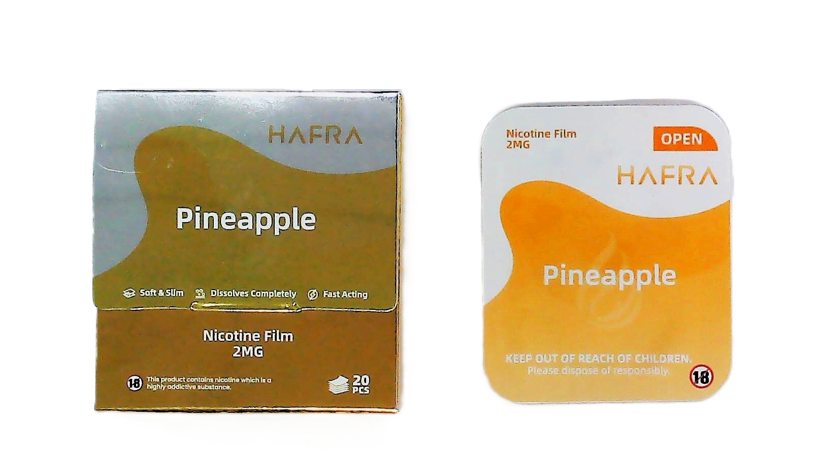 HAFRA Pineapple Nicotine Film 2MG