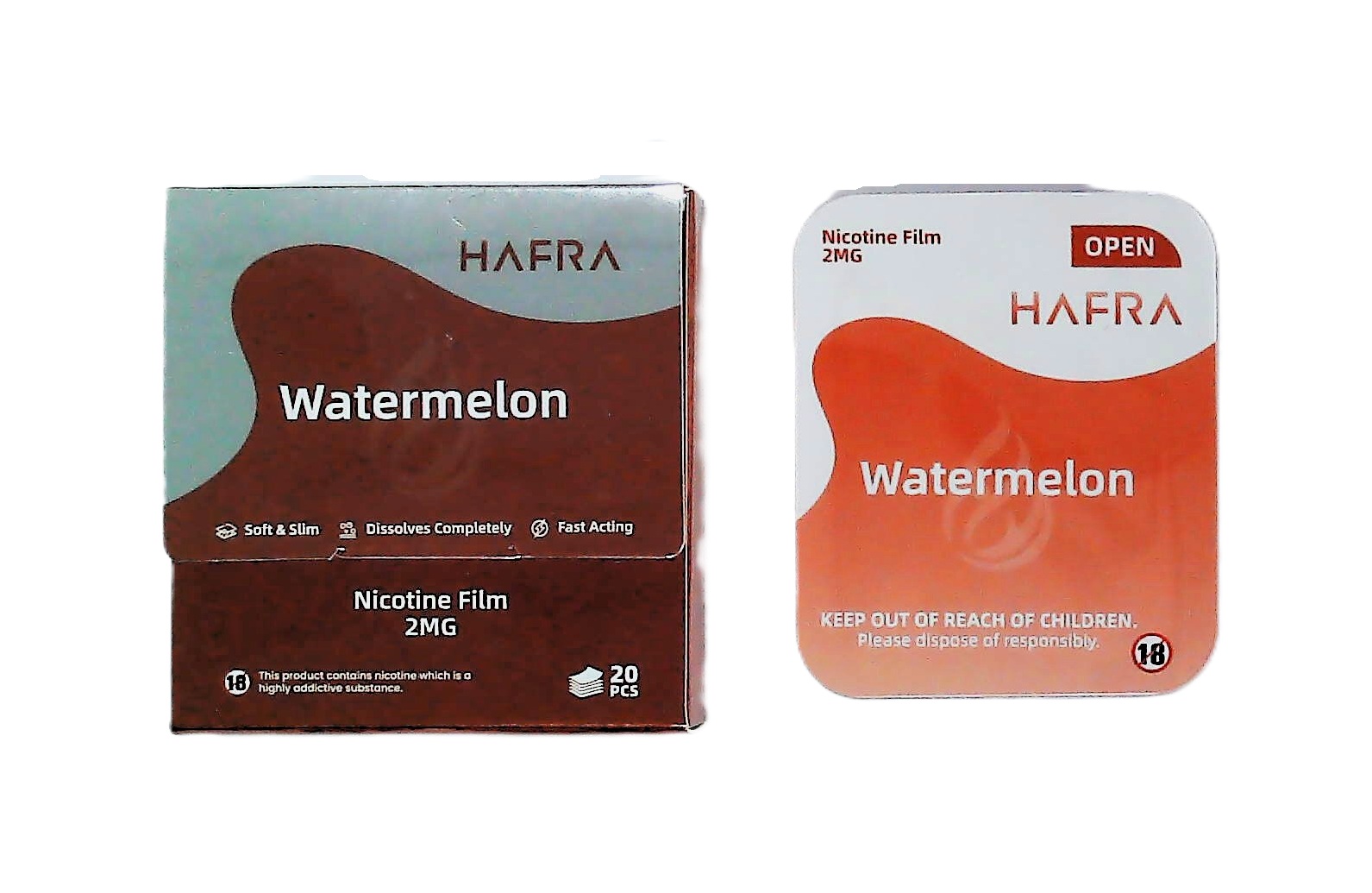 HAFRA Watermelon Nicotine Film 2MG