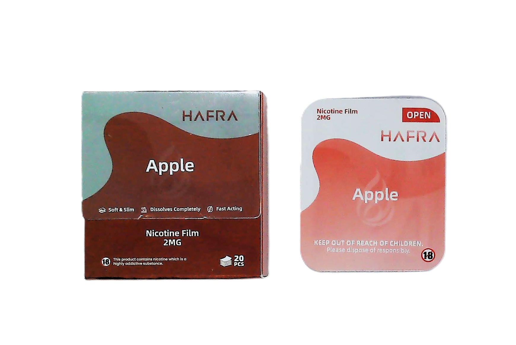 Hafra Apple Nicotine Film 2MG