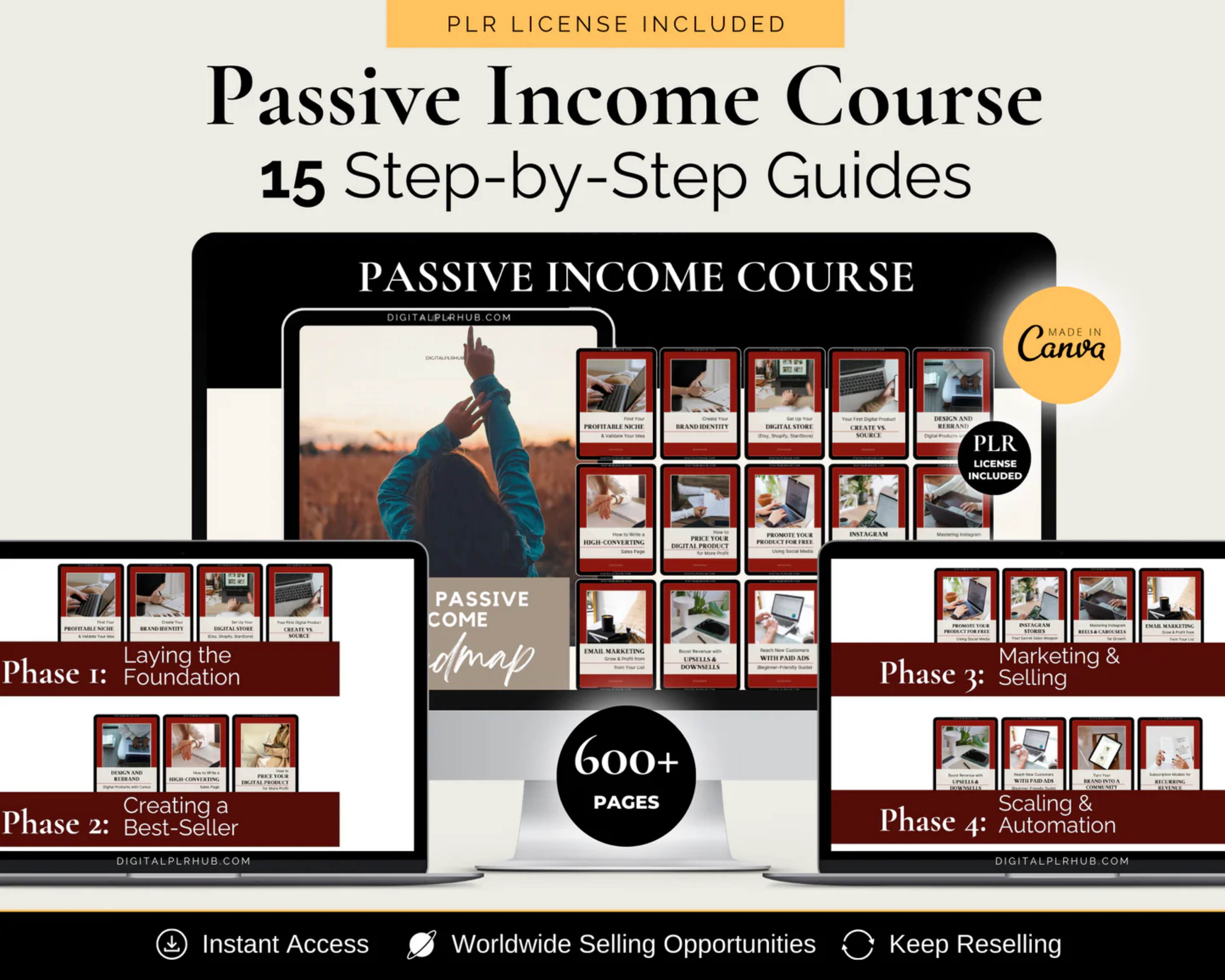 COURSE: Passive Income – Teach or Sell Under Your Own Brand