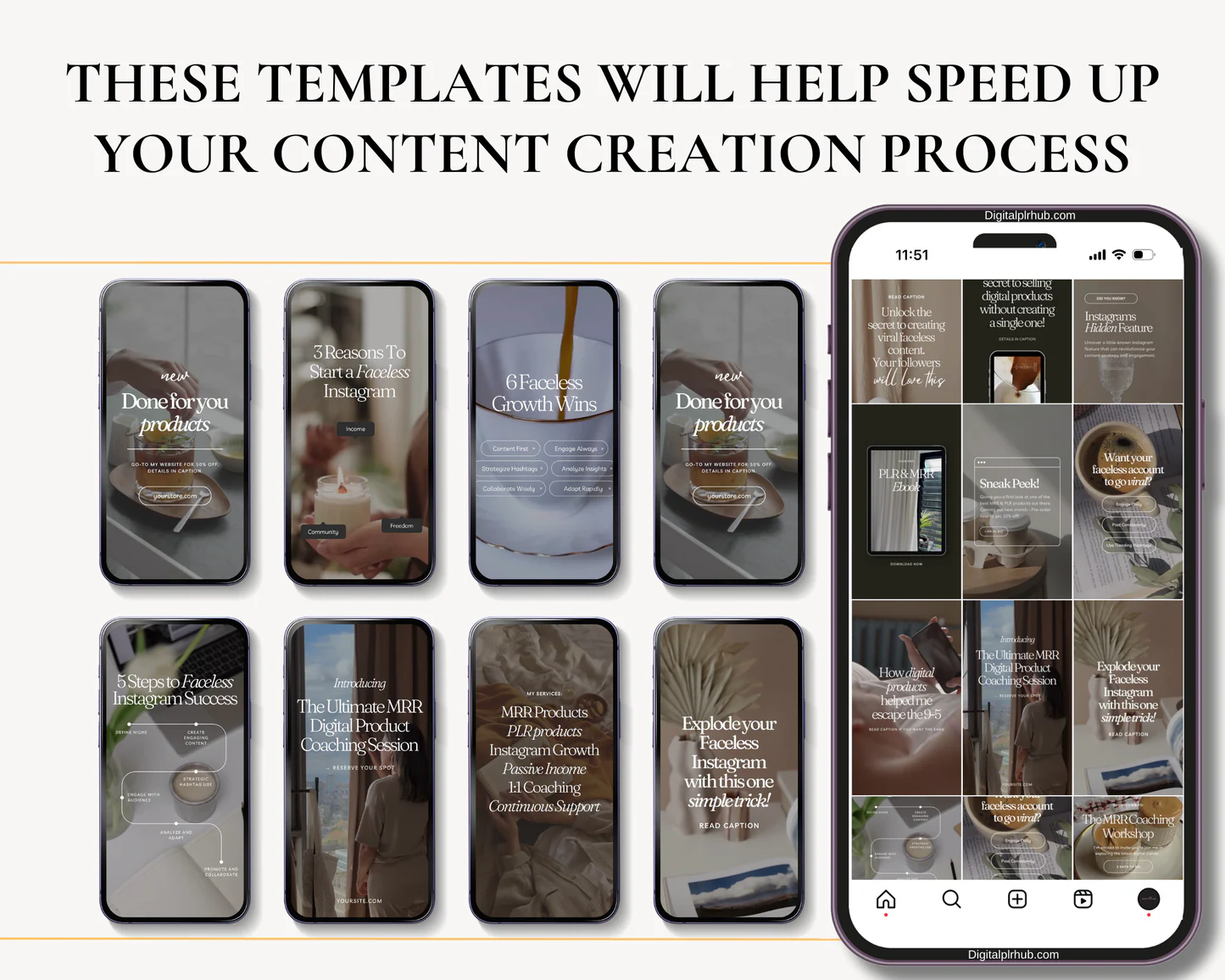 TEMPLATES: Faceless Reels – for Viral Instagram & TikTok Content