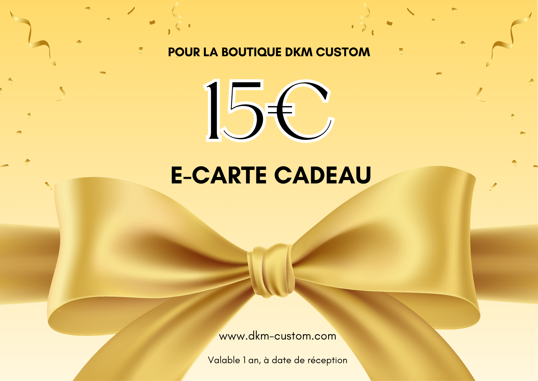 E-CARTE CADEAU DKM FAMILY