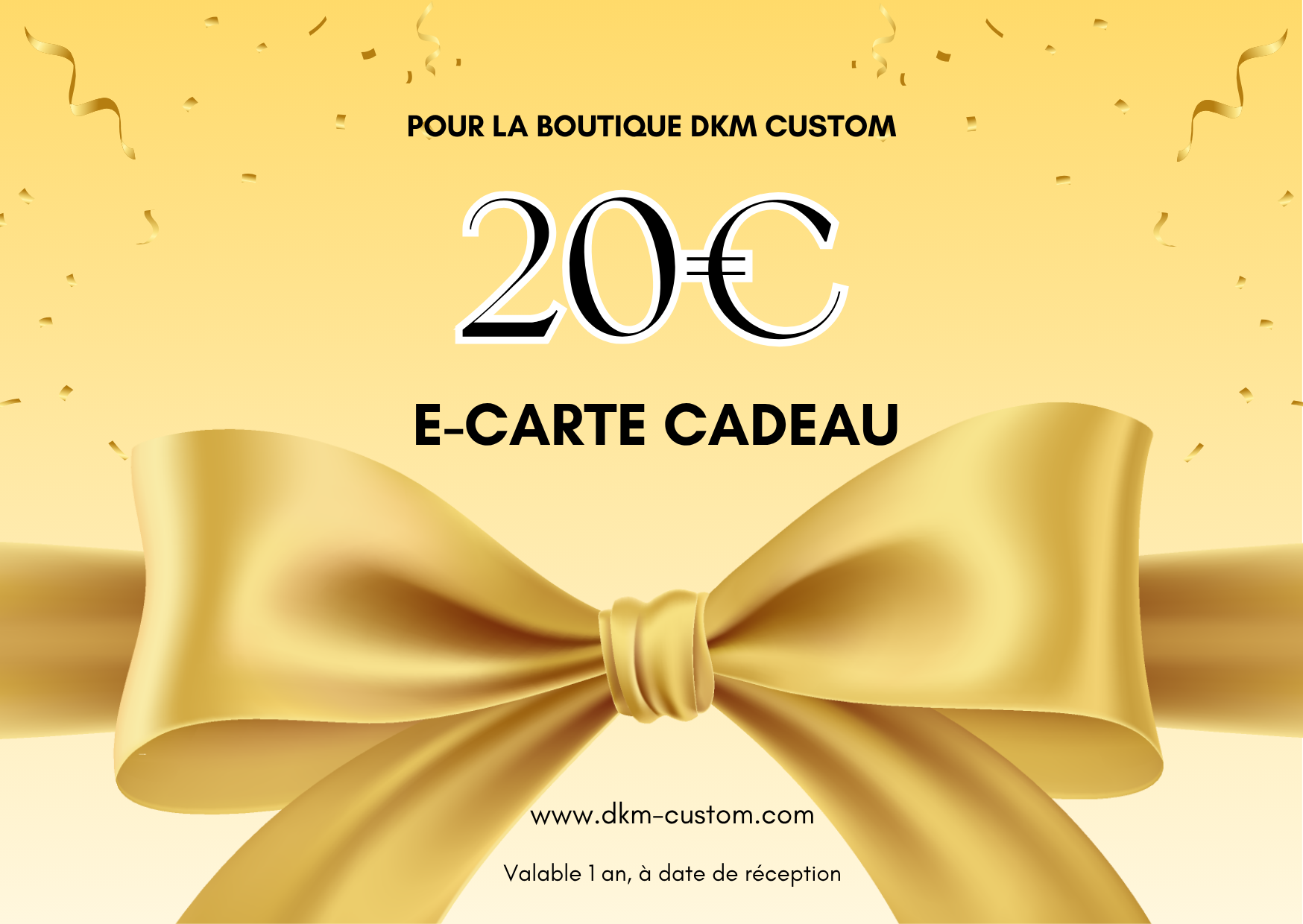 E-CARTE CADEAU DKM FAMILY