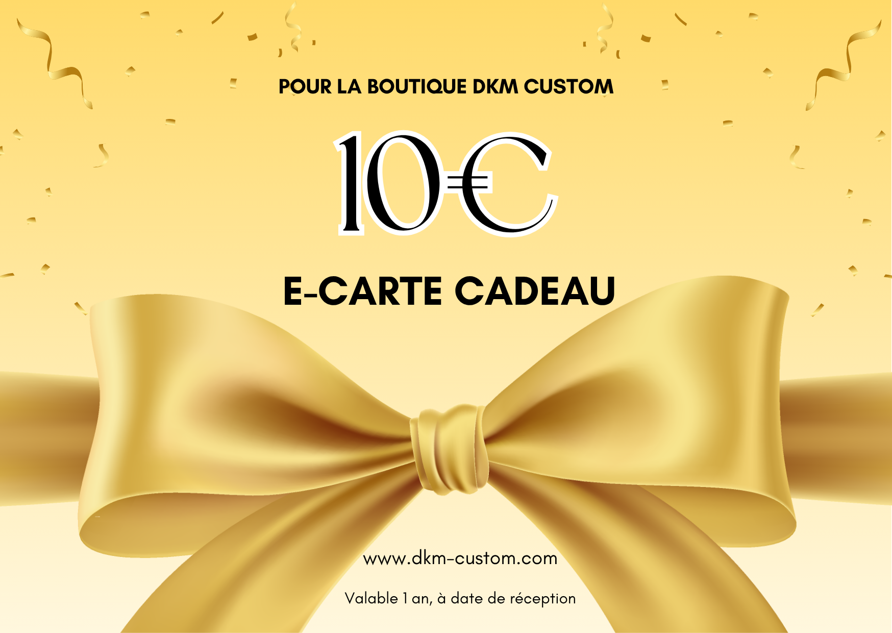 E-CARTE CADEAU DKM FAMILY