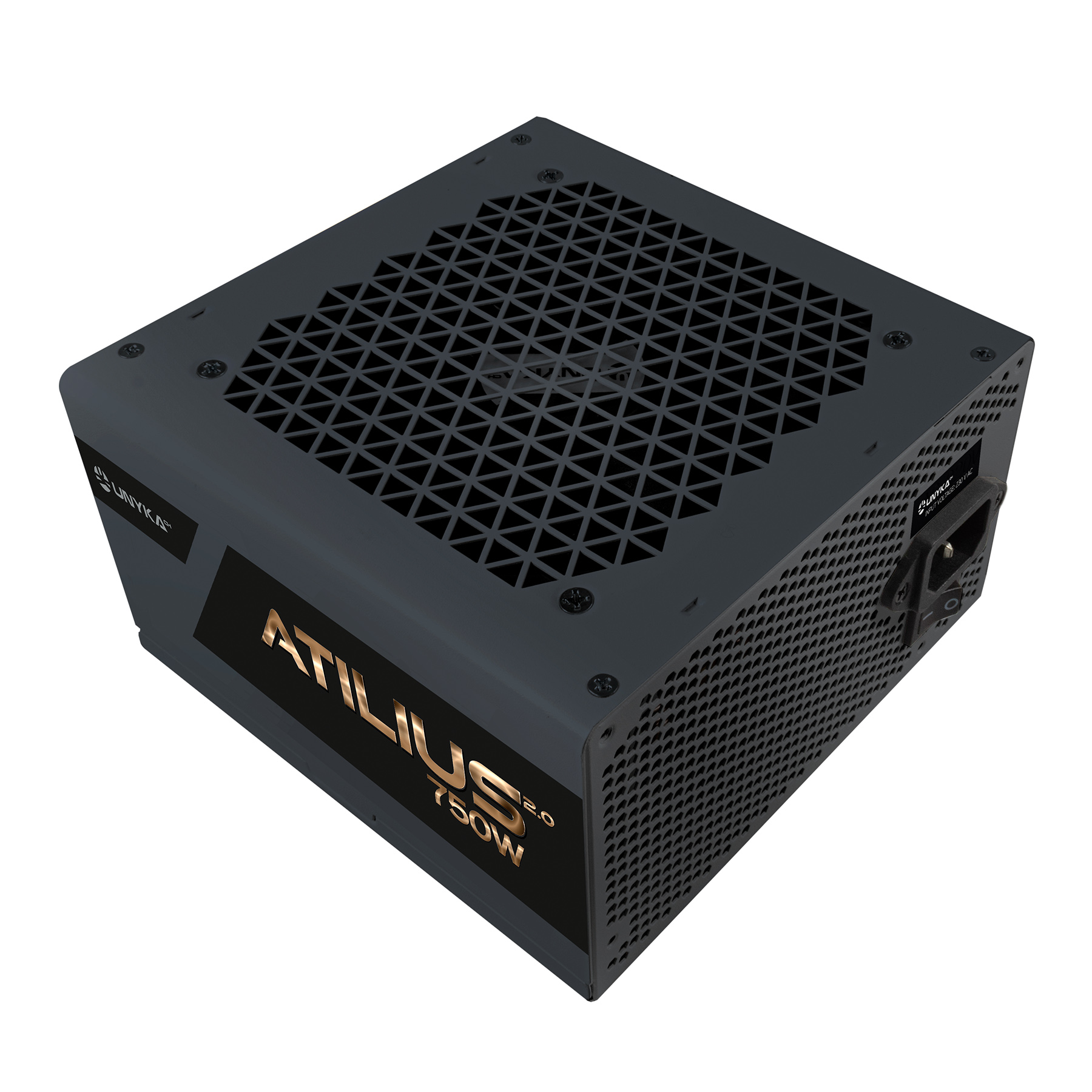 Unykach Atilius 2.0 750W 80+ Bronze Preta
