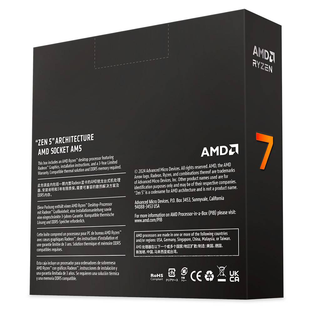 AMD Ryzen 7 9700X "Zen 5" 8-Core