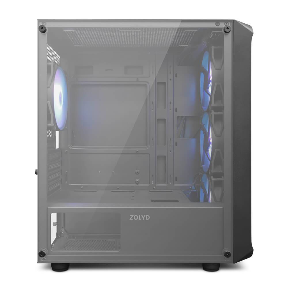 Micro-ATX Vyntrix Tempered Glass ARGB Preta