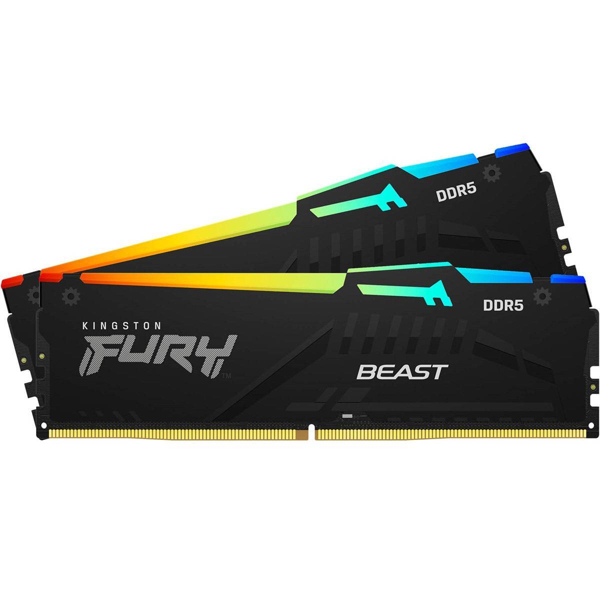 32GB 6000MHz DDR5 CL36 DIMM (Kit of 2) FURY Beast RGB EXPO