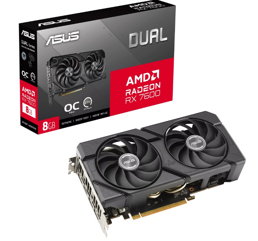 Asus Dual RX7600 8GB EVO