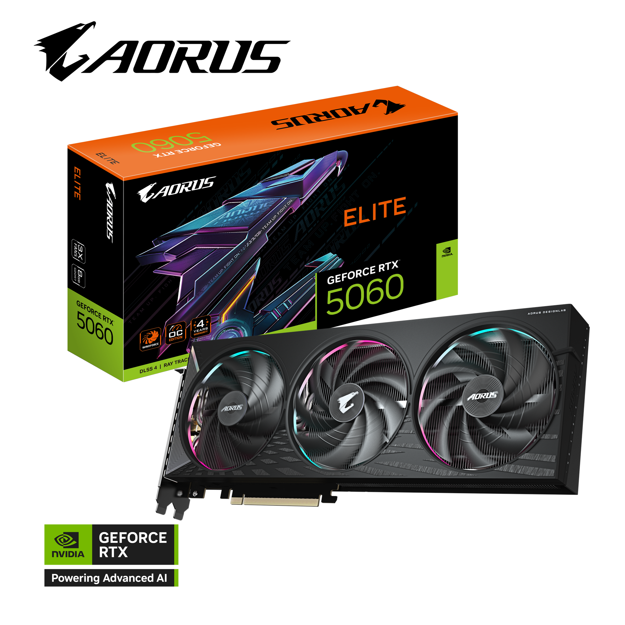 GIGABYTE GeForce RTX 5060 AORUS 8GB