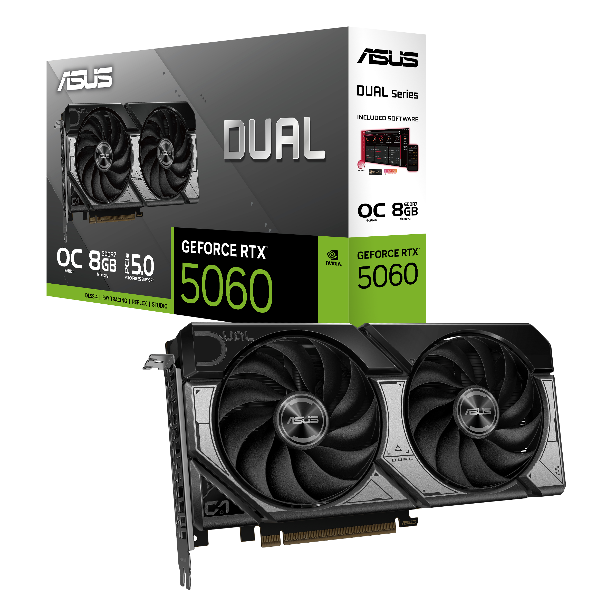 Dual GeForce RTX 5060 8GB GDDR7