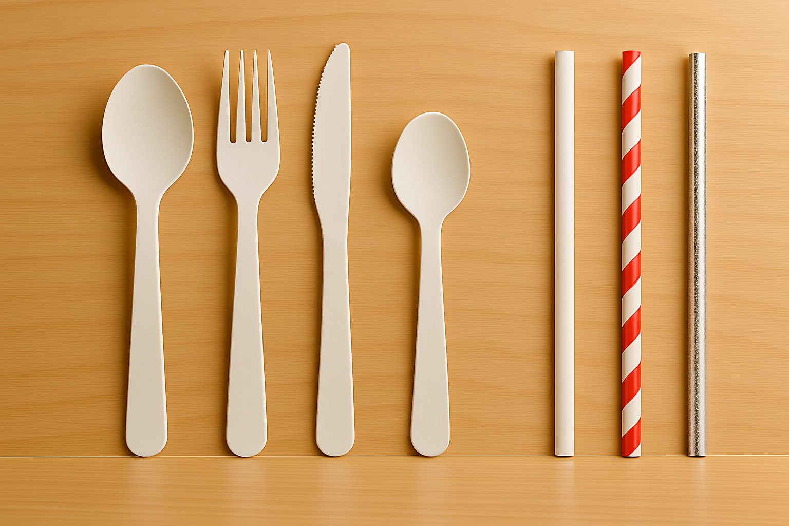 Eco-Friendly Disposable Cutlery Set
