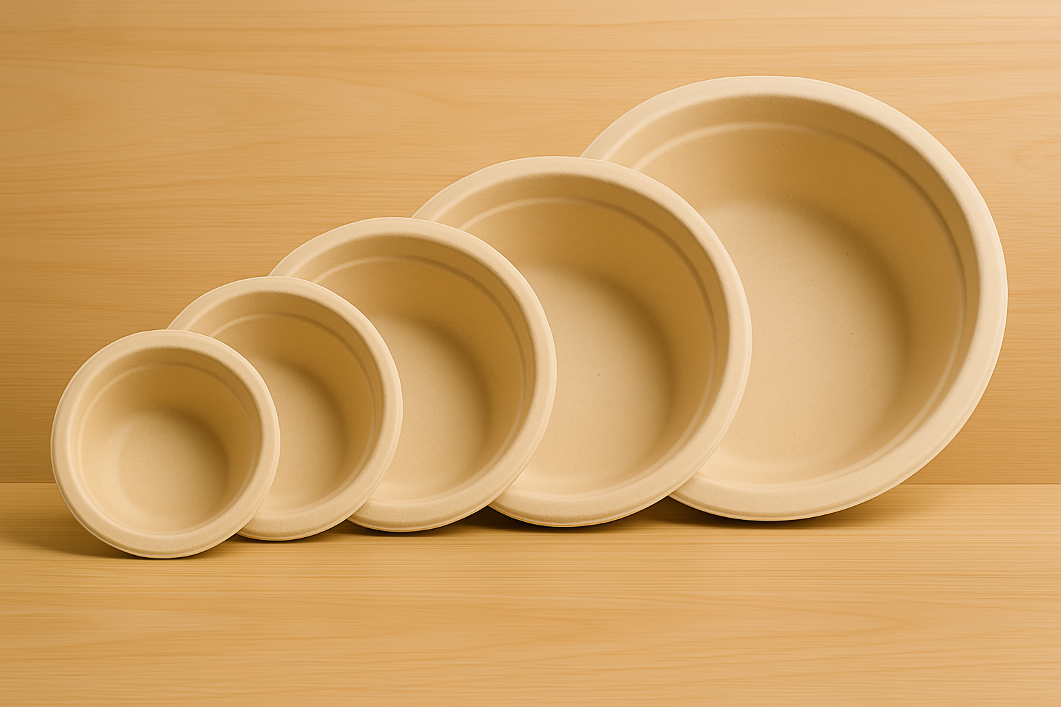 Set of Biodegradable Bowls