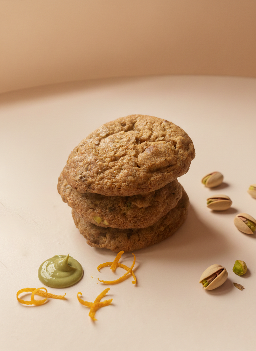 Orange Pistachio Cookies