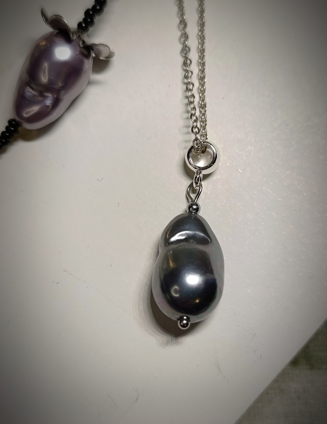 Barokinių perlų papuošalų rinkinys