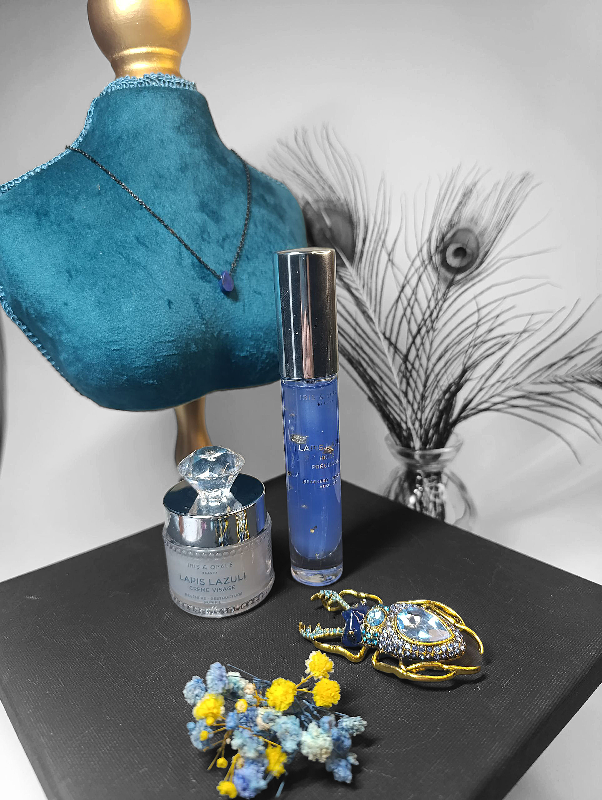 Prabangus Lapis Lazuli rinkinys grožiui puoselėti