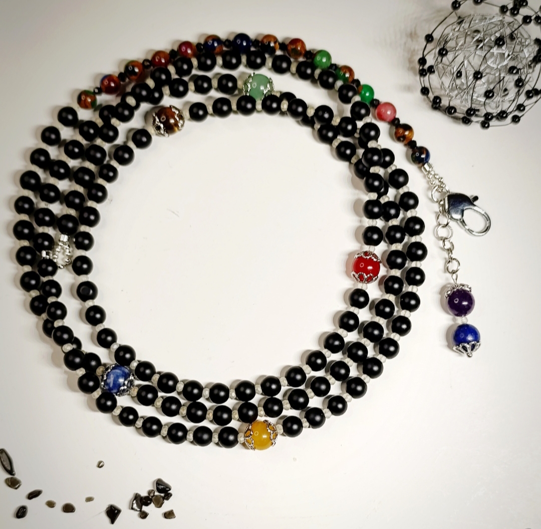 Kaklo papuošalas '' 7 čakros "