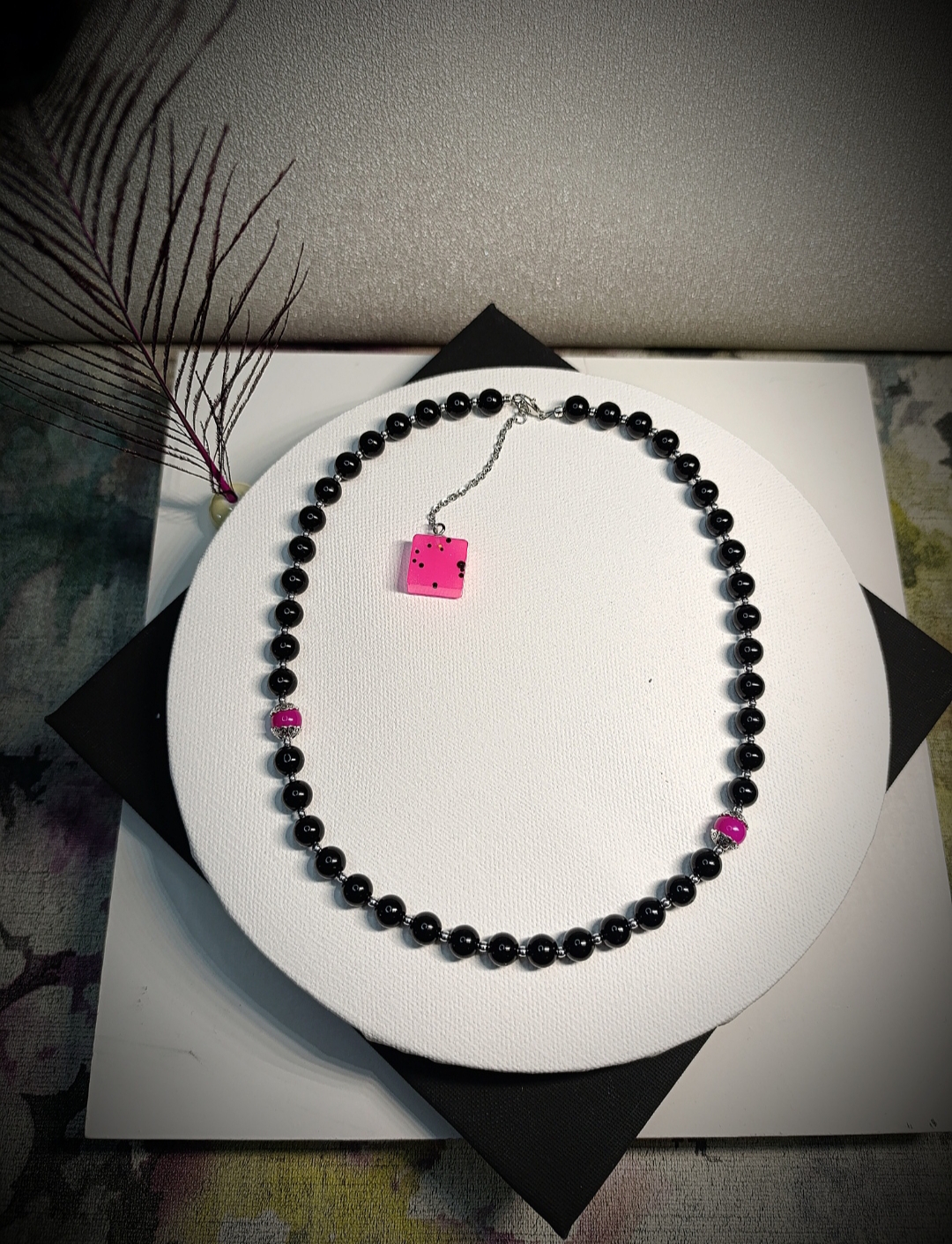 Levandų papuošalų komplektas