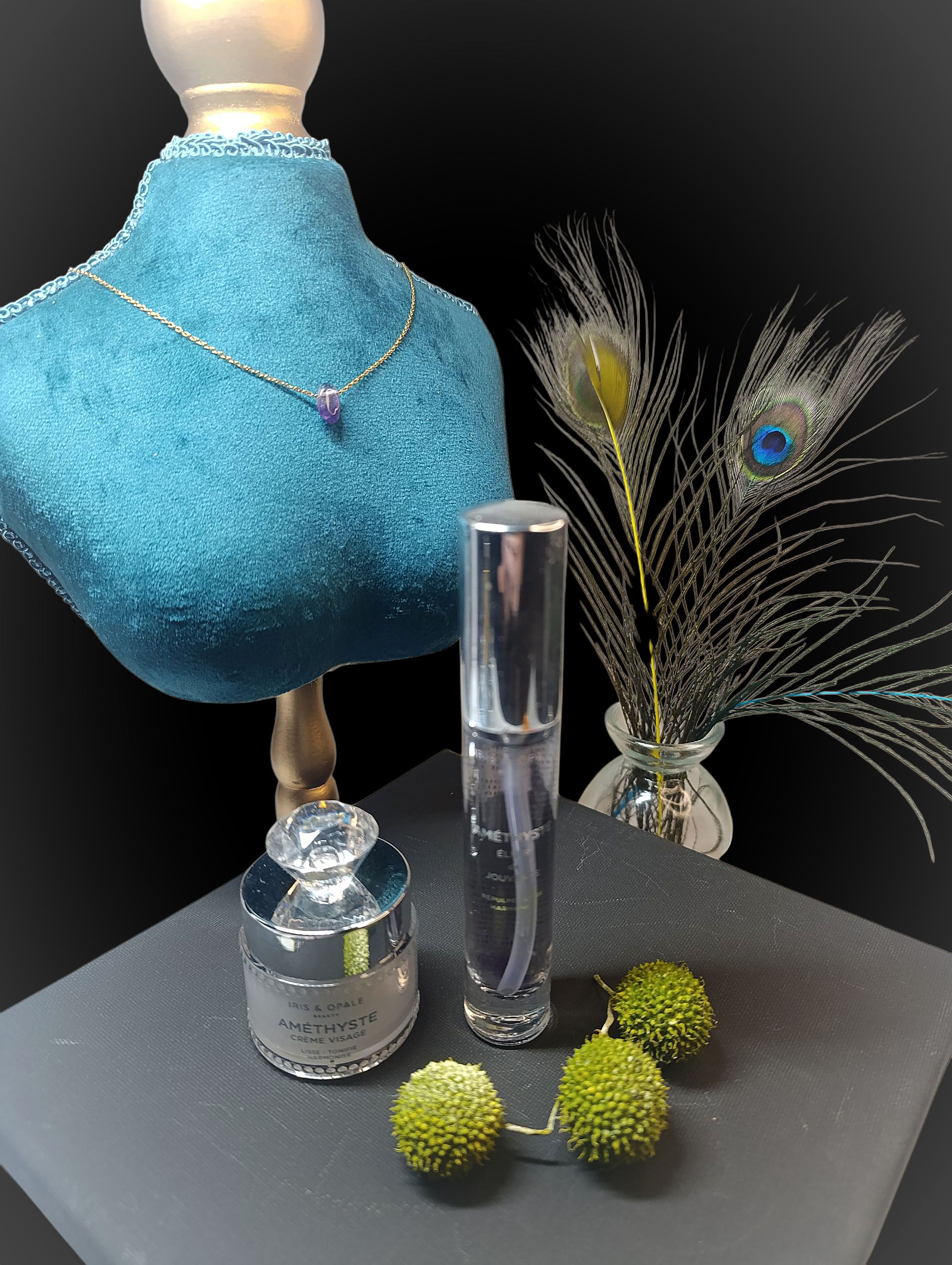 Prabangus Ametisto rinkinys grožiui puoselėti