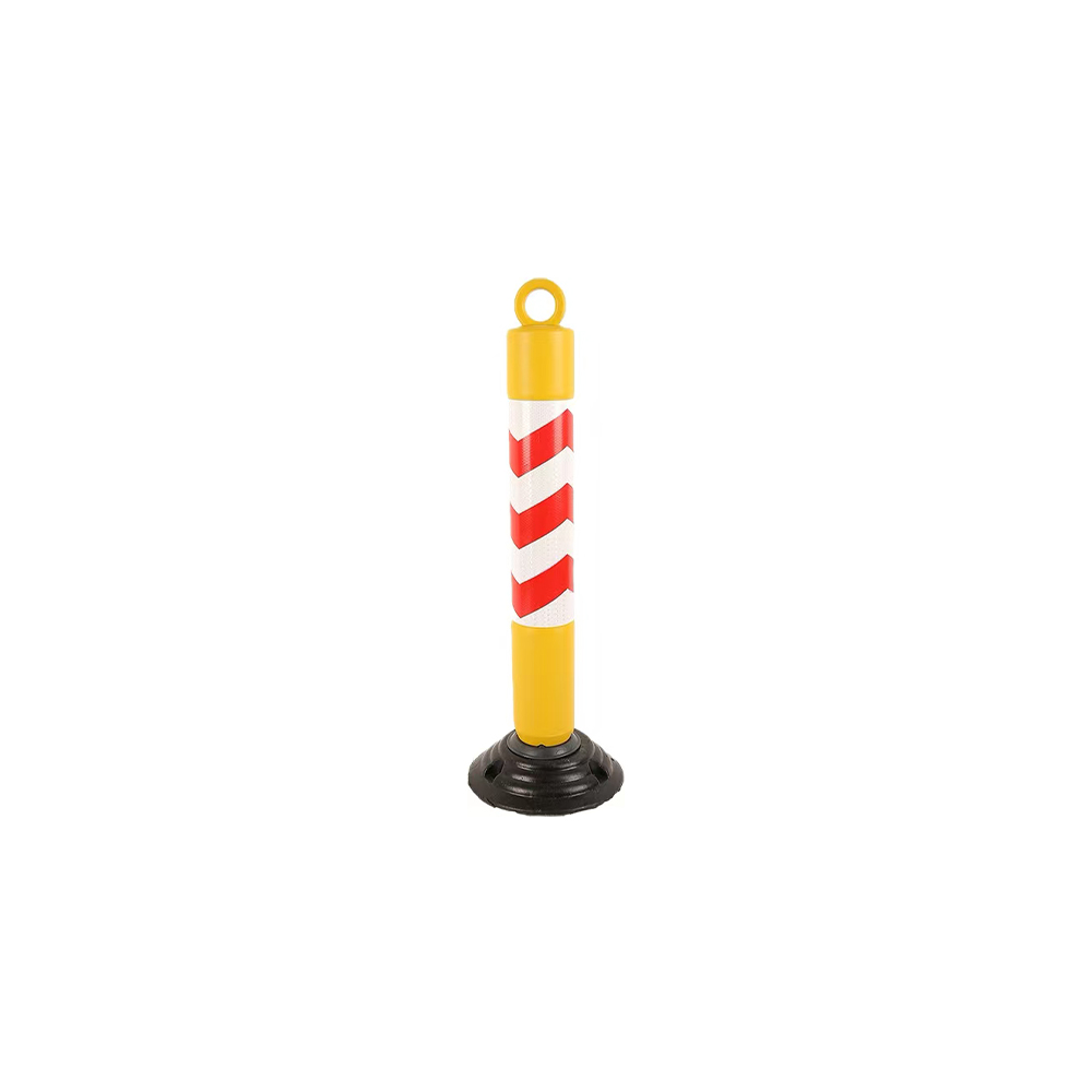 Roly-poly warning post