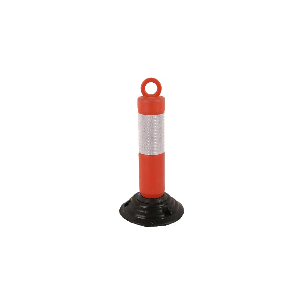 Roly-poly warning post