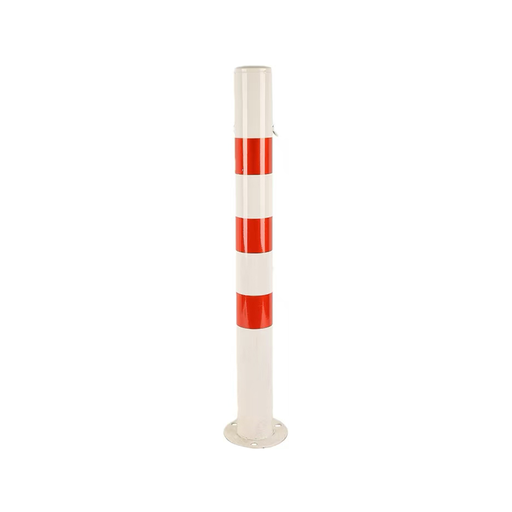 Metal warning post