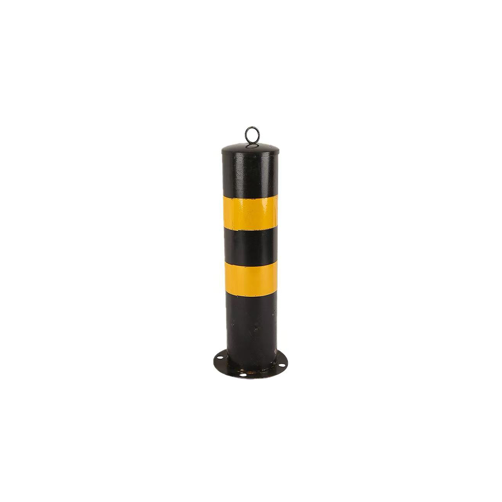 Metal warning post