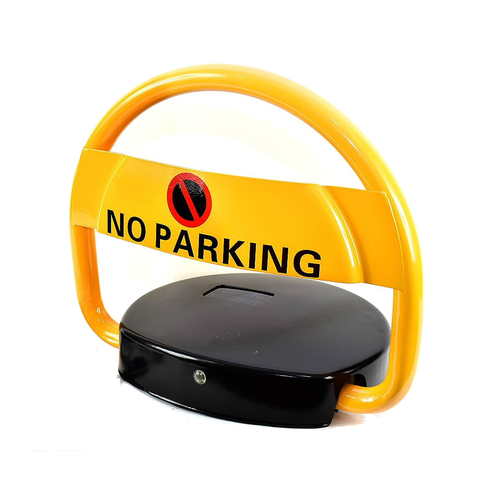 Automatic parking lock: aluminium base + solar panel