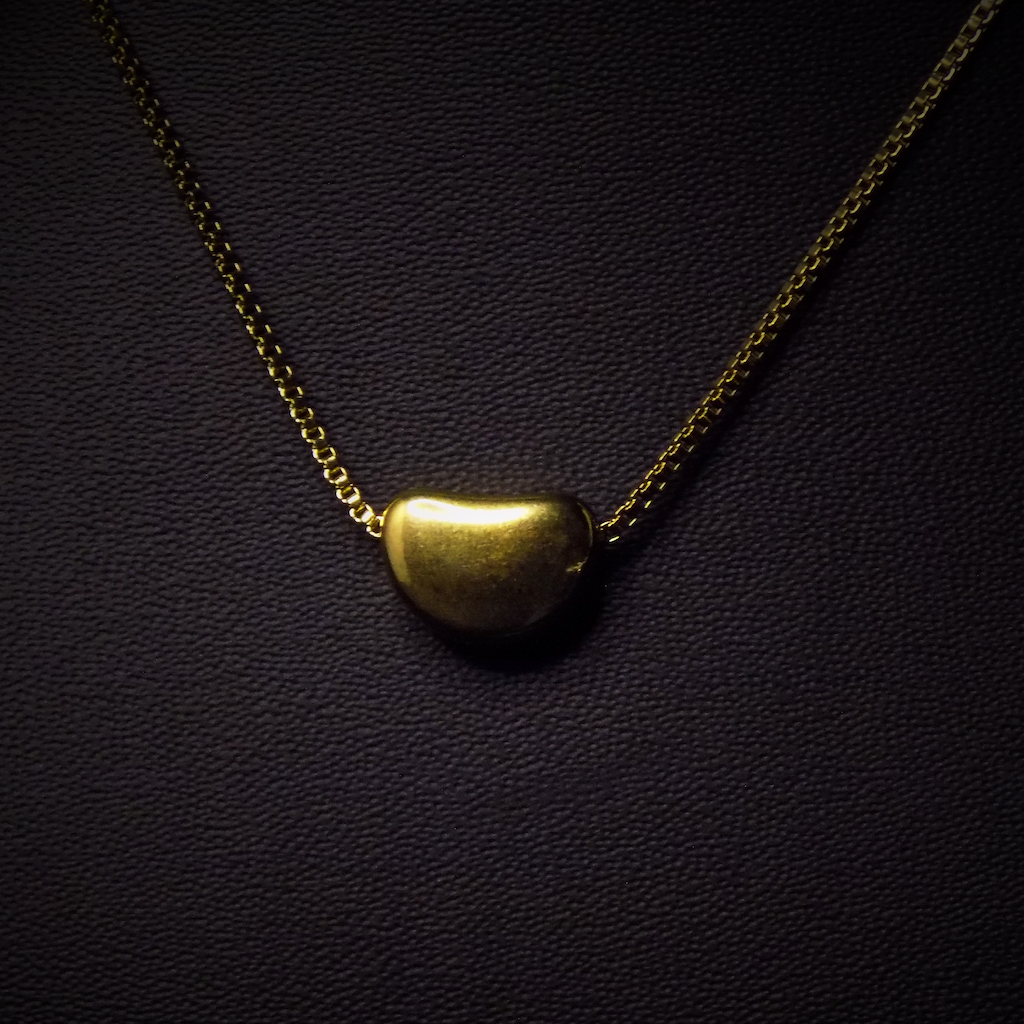 Mini bean Pendant Necklace
