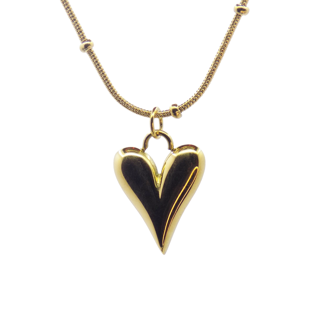 Amoura confetti heart pendant necklace