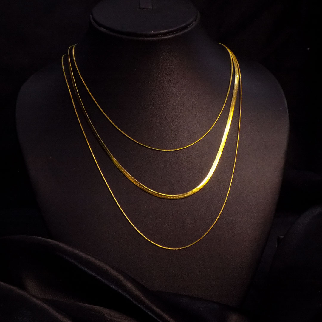 Elegant Gold Layered Necklace