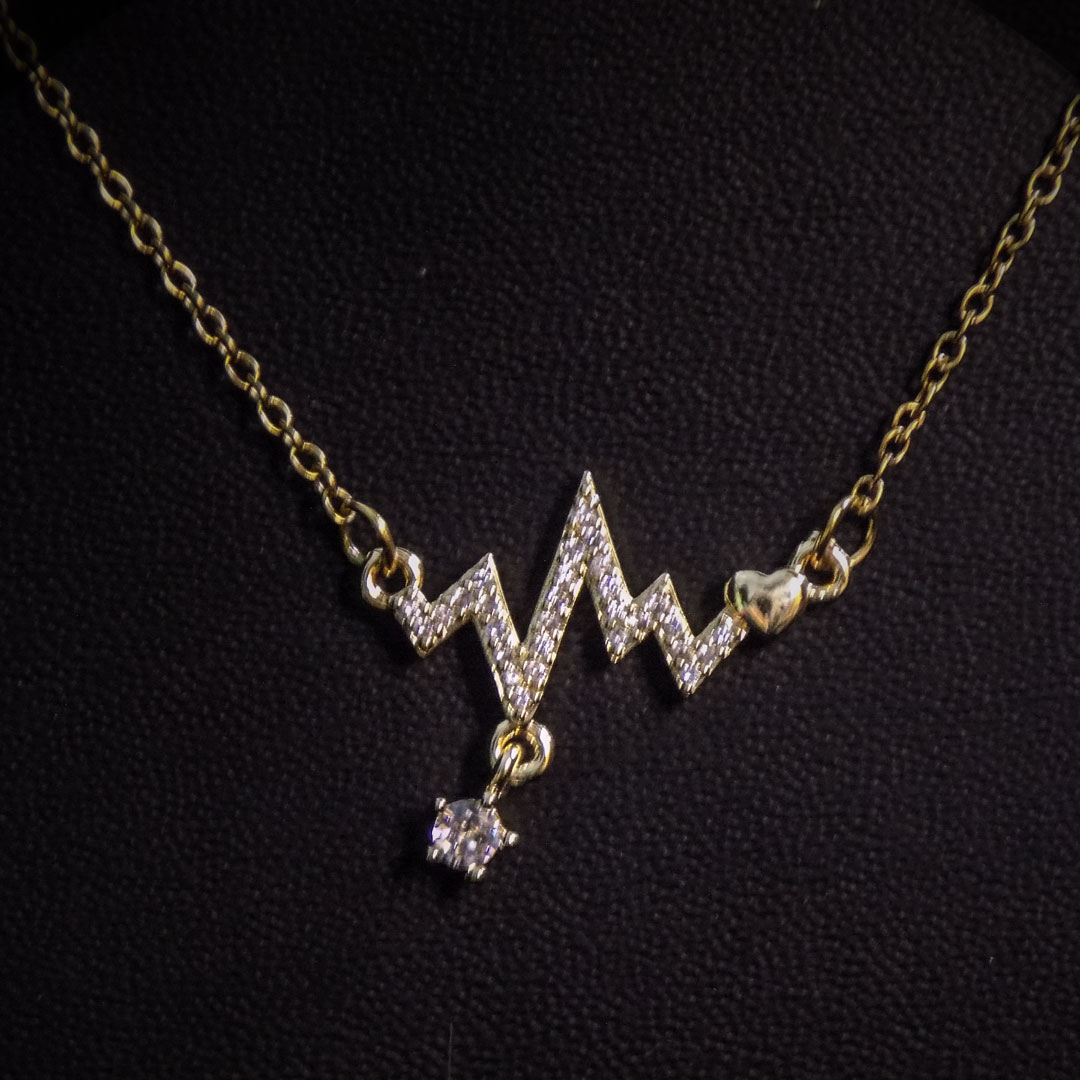 Heartbeat Pendant Necklace