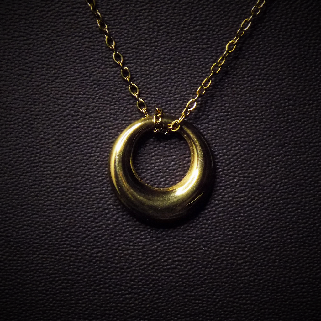  Crescent  moon night pendant Necklace