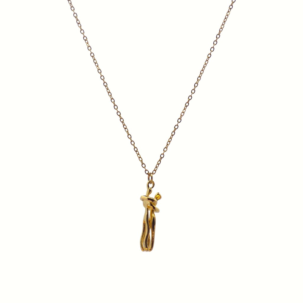 Entangled couple Pendant Necklace