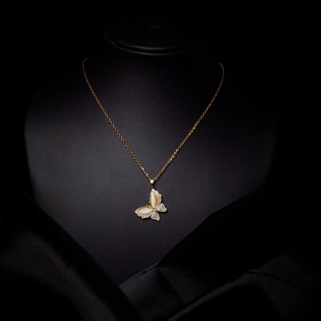 Butterfly Pendant Necklace