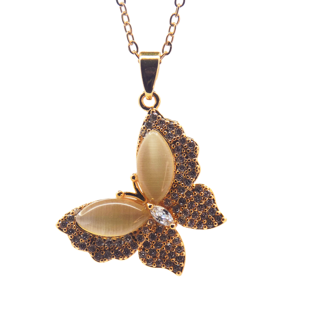Butterfly Pendant Necklace
