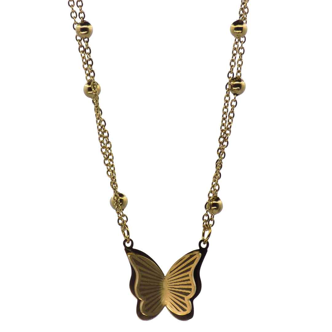 Butterfly Pendant Necklace