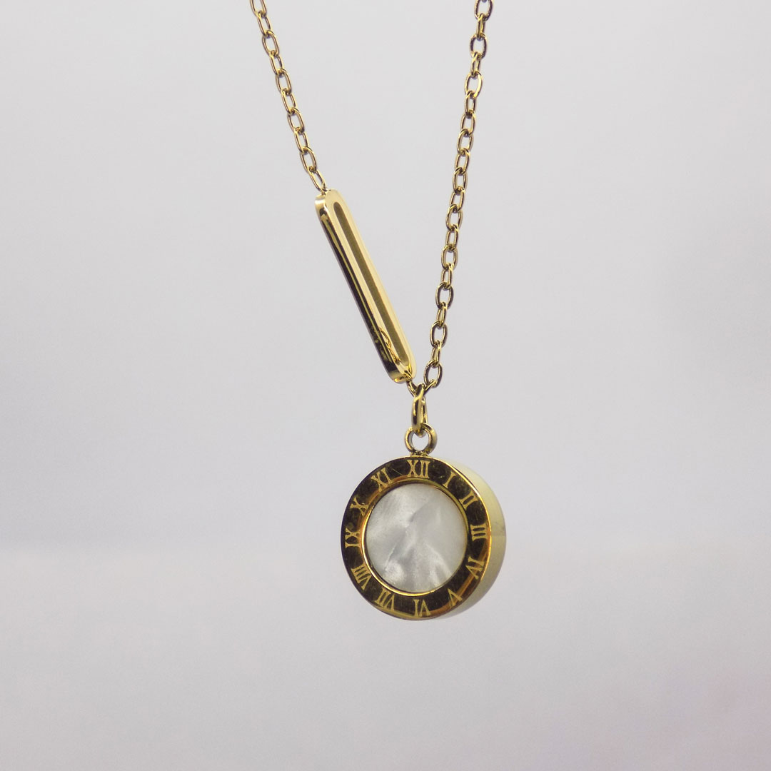 Roman Numeral Pendant Necklace
