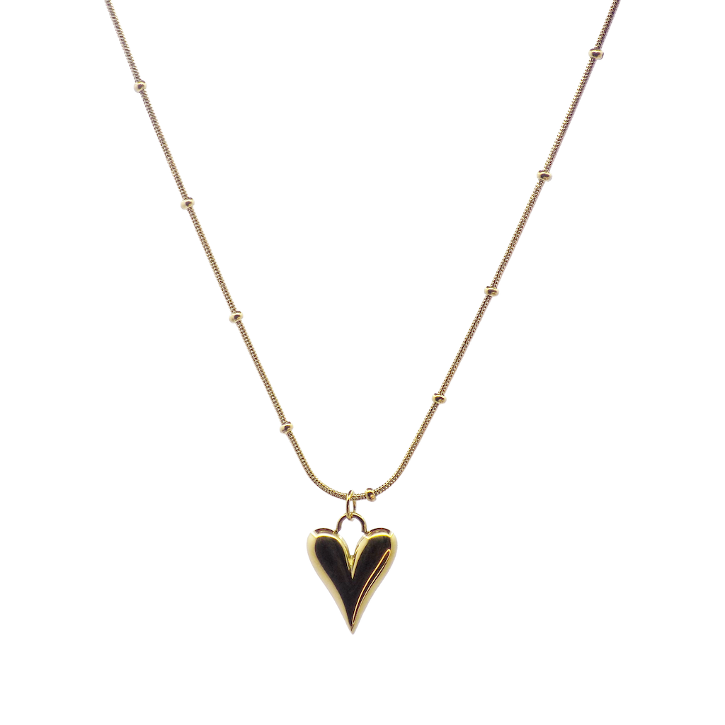 Amoura confetti heart pendant necklace