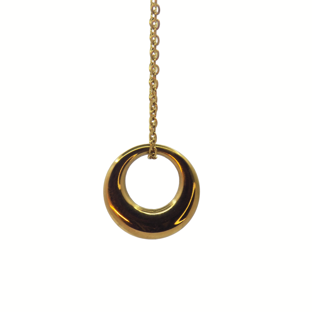  Crescent  moon night pendant Necklace
