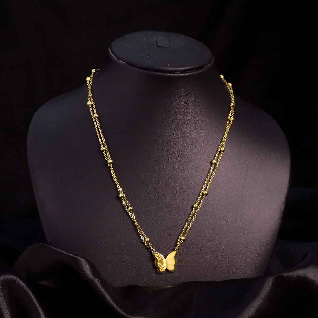 Butterfly Pendant Necklace