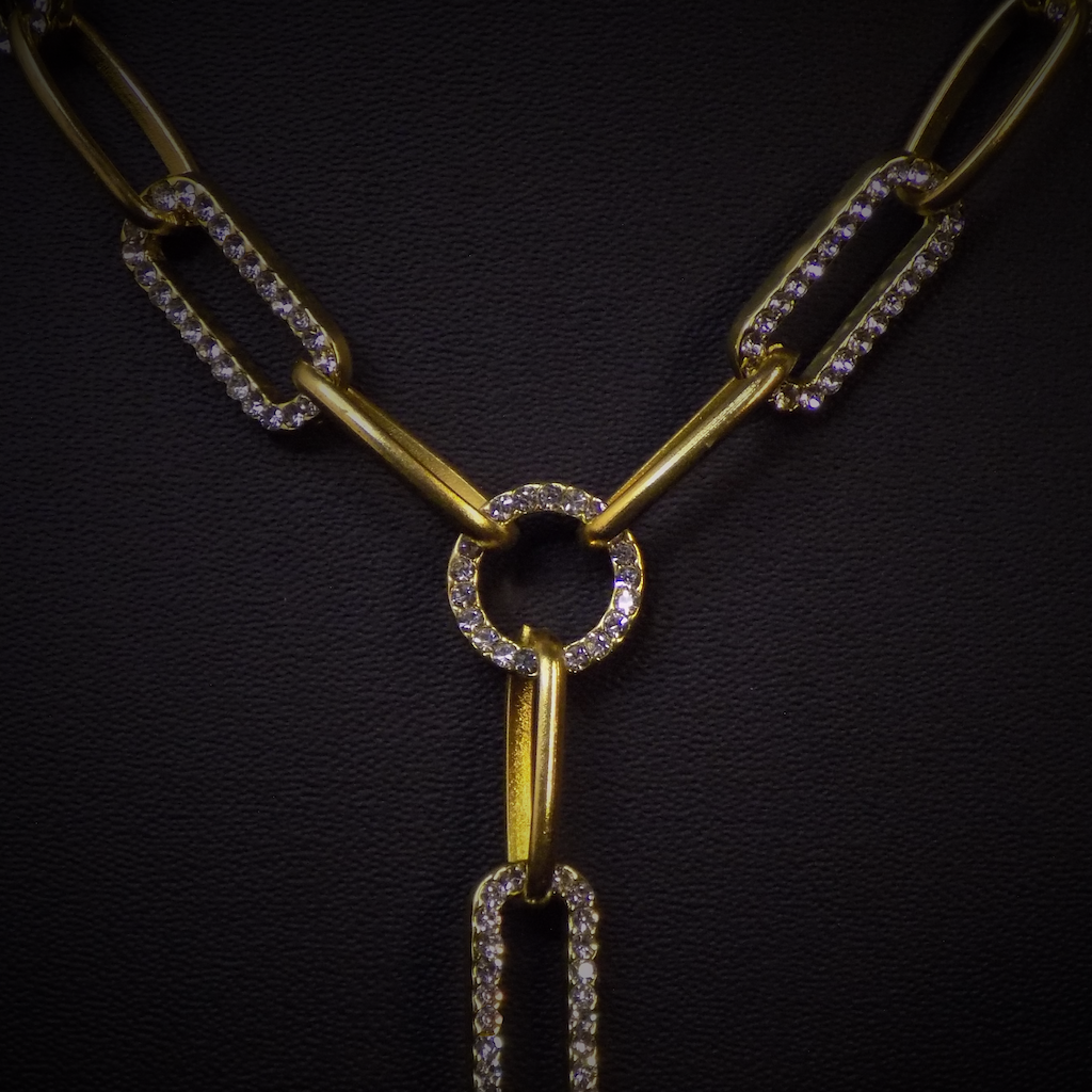 Geometric Link Necklace