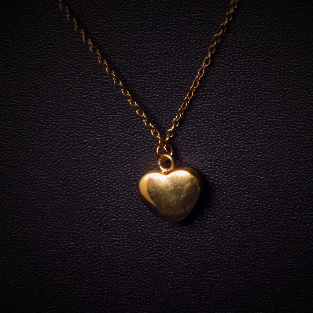 Gold Heart Pendant Necklace