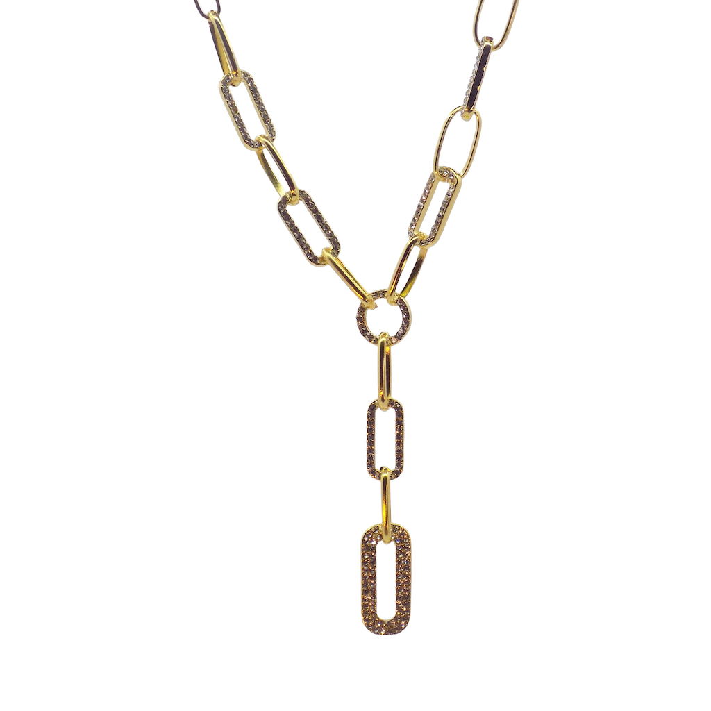 Geometric Link Necklace