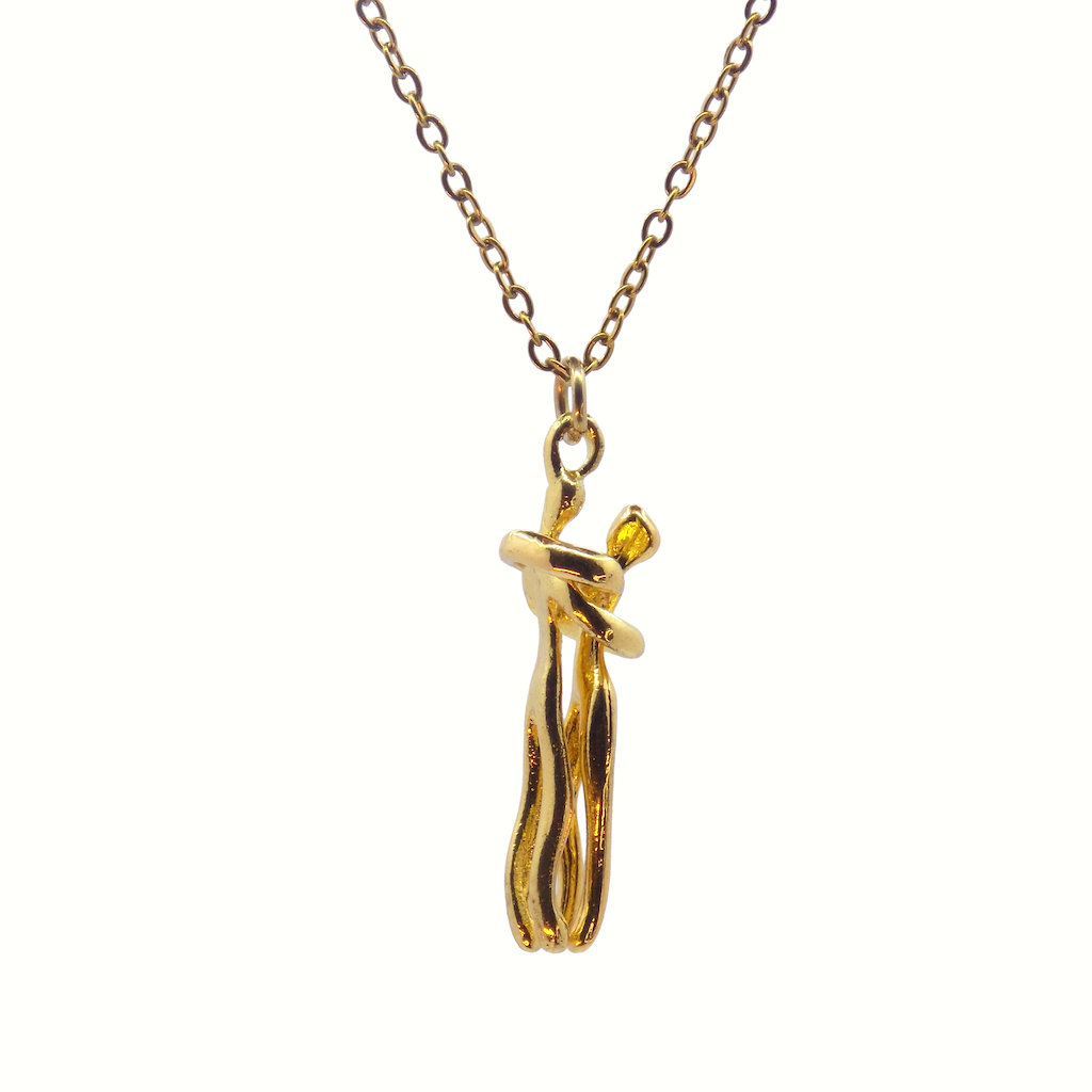 Entangled couple Pendant Necklace