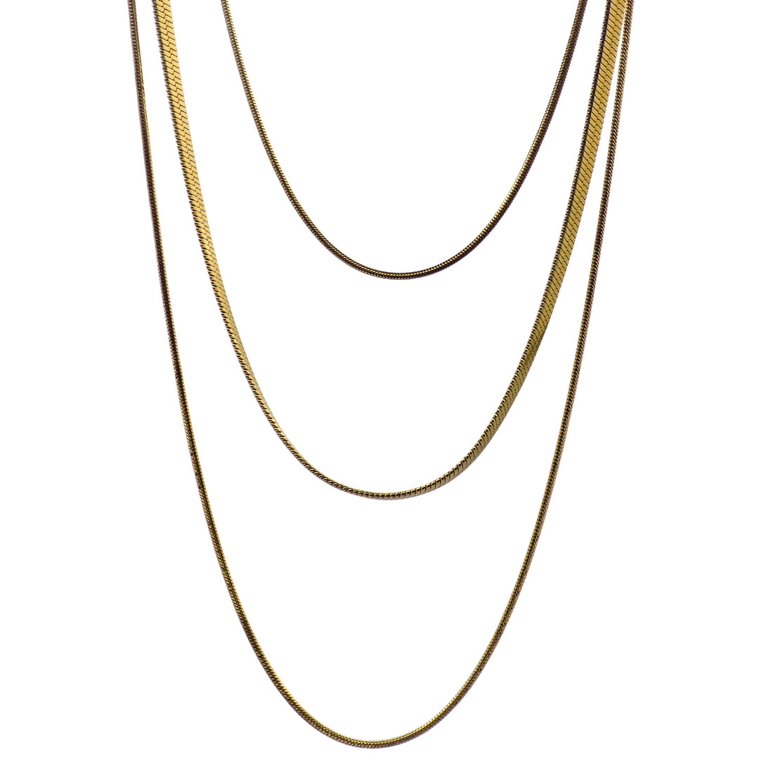 Elegant Gold Layered Necklace