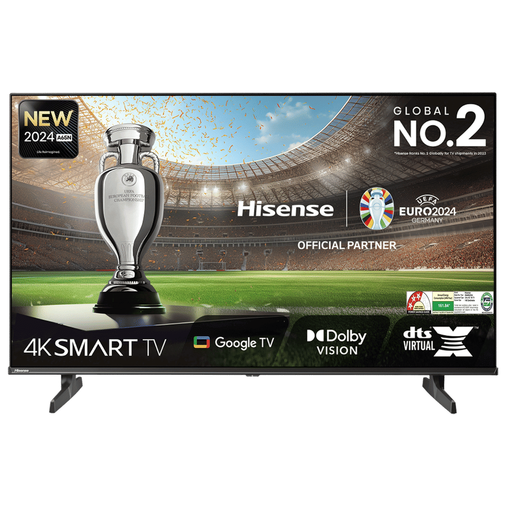 Hisense A65N 139.7 cm (55 inch) LED 4K Ultra HD Google TV with Dolby Vision & Dolby Digital